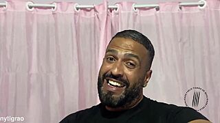 Curvy Brazilian whore's fat ass gaped double penetrated rough in Easter threesome cumfest