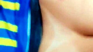 brazilian beauty's tight pussy overflows with hot creampie cum