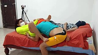 Innocent Latina Grabs Cock Teasingly!