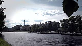 Jogging Blonde Craves Cum Facial