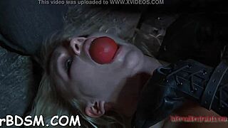 babe doesn't know lusty bondage contest brings rough cock sucking and tight pussy pounding