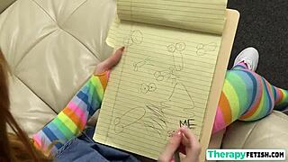 Therapist's fat cock tempts sexy patient to suck and fuck wildly