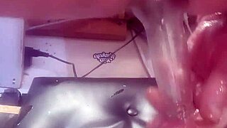 huge bottle insertion stretches ass during solo anal masturbation play