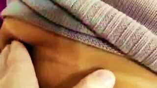 brazilian beauty's tight pussy overflows with hot creampie cum