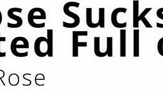 minnie rose moans loud sucking cock before creampie explosion