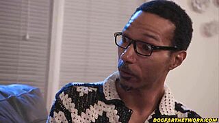 scarlett alexis ditches art for double bbc pounding