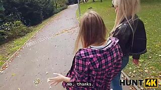 two hot russian lesbians interview turns into stranger sex adventure