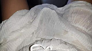 shy girlfriend licks my pussy so well in homemade lesbian fun