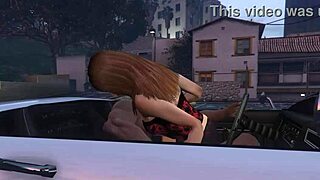 franklin picks up hooker in gta 5 for wild car sex game