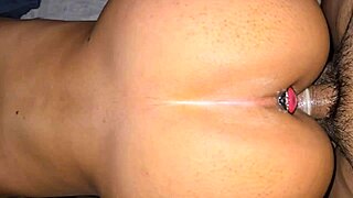 He pounds my plugged ass doggystyle till we both cum hard 😍🍑