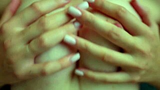 Petite teen's puffy pink nipples teased to perfection