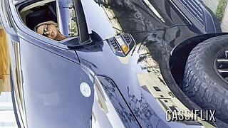 Two hungry mouths devour massive cock deliciously