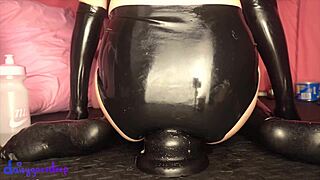 Blonde Solo Anal Fisting with Massive Butt Buster Dildo