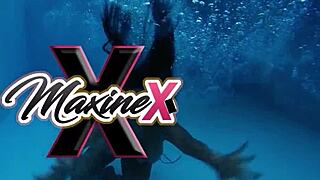 velvet skye grinds clits with maxine x in hot lesbian scissoring session