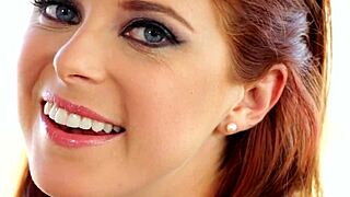 Classy Redhead Teen Strapon Pounds Ass In Heels