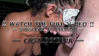 novinha myllena rios' huge ass takes two cocks nonstop until swallowing both loads