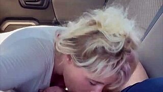 Pretty Hooker Kneels for Street Cum Swallow After Deepthroat