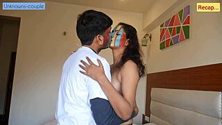 rachna unleashes fierce lust pounding room service guy on hills