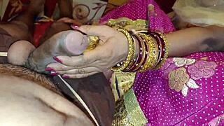 Married Indian Bhabhi's Wedding Night Self-Fuck Frenzy