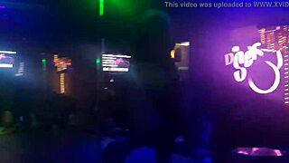 18 year old latina shakes desk dance amateur style