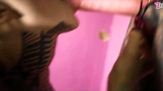 alt goth teens rip clothes for sloppy strap-on pussy pounding and squirting