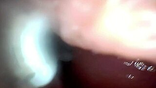 Endoscope Captures Semen Flooding Wide-Stretched Dripping Pussy