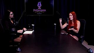 Redhead Mom Craves Anal Fisting Tries Sheer Red Lingerie