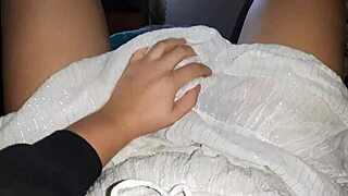 shy girlfriend licks my pussy so well in homemade lesbian fun