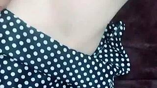Linda jovencita's hot ladyboy ass stretched in solo anal masturbation frenzy 😈🍑