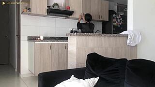 Curvy BBW Neighbor Trades Sugar for My Thick Cock in Her Fat Ass