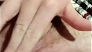 ruiva shows off her wet pussy and tight ass for the web