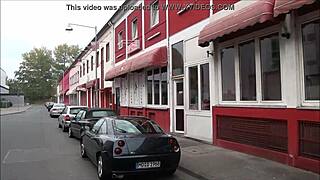 german tourist explores hannover's redlight ludwigstrasse district