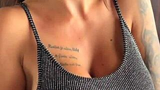 BIG FAT DICK surprises blonde in smoke fetish deepthroat