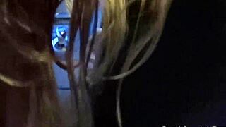 Petite Horny Teen Slut Sucks Fucks Huge Cock POV Barely Legal