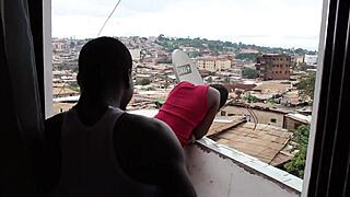 Stepson tricks busty stepmom Natasha Nice into baring huge naturals