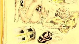 check out these steamy vintage erotic drawings