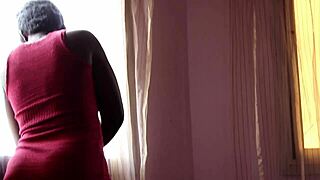 Stepson tricks busty stepmom Natasha Nice into baring huge naturals