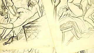 check out these steamy vintage erotic drawings