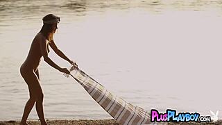 Natalie Costello's Massive Naturals Bare and Begging for Attention