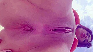 Anitta Miller squirts juicy pussy close-up dripping wet fingering girl next door