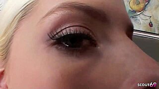 blonde pigtail teen pickup casting creampie with dripping pussy orgasm