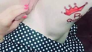 Linda jovencita's hot ladyboy ass stretched in solo anal masturbation frenzy 😈🍑