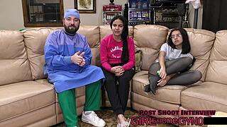 alix avery spreads for stimulating backstage exam with dildo orgasm toys