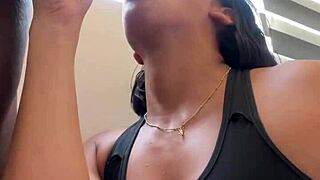 Provocative Amateur Latina Sucks BBC Deep Before Passionate Outdoor Fuck