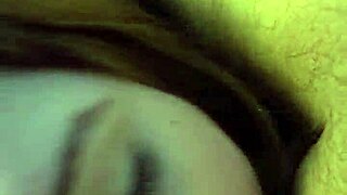 Girl gagging hard on daddy's thick choking cock?