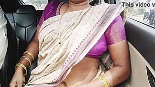 indian couple car sex with dirty talk passion