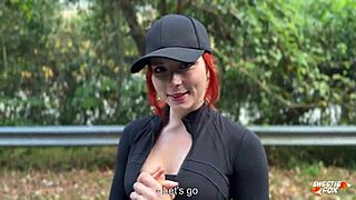 Morning Run Stranger Delivers Tight Pussy Creampie Ride