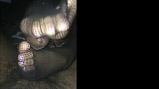 Intense Footjob Cam Tease Turns into Ripped Clothes Outdoor Fuck