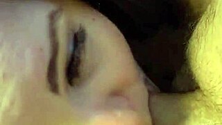 Girl gagging hard on daddy's thick choking cock?