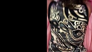french slut in black satin panties takes deepthroat ass-to-mouth toys